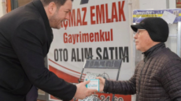 Miraç Kandili Münasebetiyle Hemşehrilerimize Kandil simiti ikramında bulunduk.