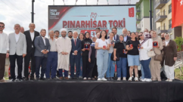 PINARHİSAR TOKİ 2. ETAP ANAHTAR TESLİM TÖRENİ