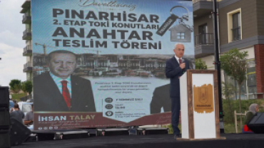 PINARHİSAR TOKİ 2. ETAP ANAHTAR TESLİM TÖRENİ