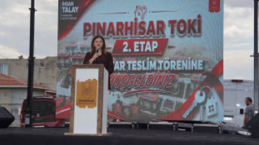 PINARHİSAR TOKİ 2. ETAP ANAHTAR TESLİM TÖRENİ