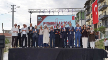 PINARHİSAR TOKİ 2. ETAP ANAHTAR TESLİM TÖRENİ