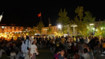 Pınarhisar’da Yaz Akşamları Bir Başka Güzel.  Açık Hava Sineması