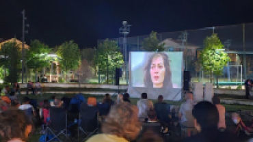 Pınarhisar’da Yaz Akşamları Bir Başka Güzel.  Açık Hava Sineması
