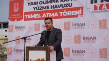 Pınarhisar’ımıza kazandırdığımız Yarı Olimpik Kapalı Yüzme Havuzu’nun temel atma törenini gerçekleştirdik.