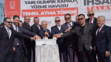 Pınarhisar’ımıza kazandırdığımız Yarı Olimpik Kapalı Yüzme Havuzu’nun temel atma törenini gerçekleştirdik.
