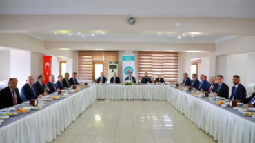 Belediye Başkanları İstişare ve Değerlendirme Toplantısına katılım sağladık.