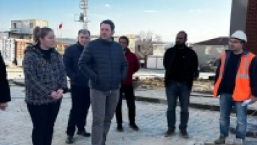 TOKİ 2. Etap alanımızda teknik ekibimizle birlikte yerinde incelemelerde bulunduk.