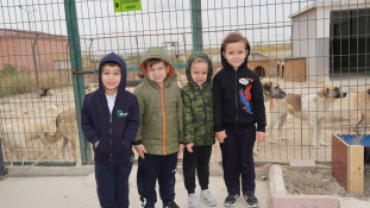 Yıldız Anaokulu minikleri, velileri ve öğretmenleriyle birlikte Hayvan Bakım ve Gözlem Merkezimizi ziyaret ettiler.