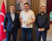 Mevlid-i Nebi Haftası dolayısıyla İlçe Müftümüz Mehmet Melik Özkan ve İlçe Vaizimiz Abdülkadir Aksu bizlere ziyarette bulundular.